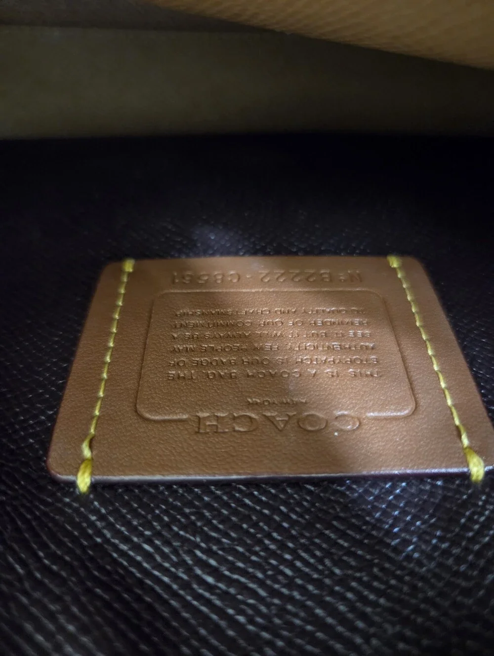 Coach Cream and Tan Leather Crossbody Tote with Gold Hardware And  Worn Twice